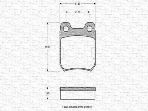 Magneti Marelli 430216170270 - Jarrupala, levyjarru inparts.fi