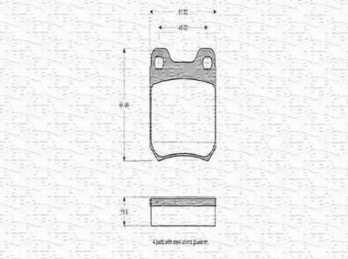 Magneti Marelli 430216170271 - Jarrupala, levyjarru inparts.fi