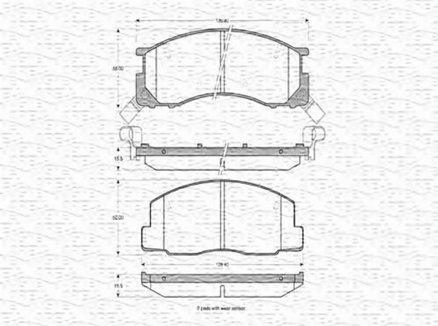 Magneti Marelli 363702160747 - Jarrupala, levyjarru inparts.fi