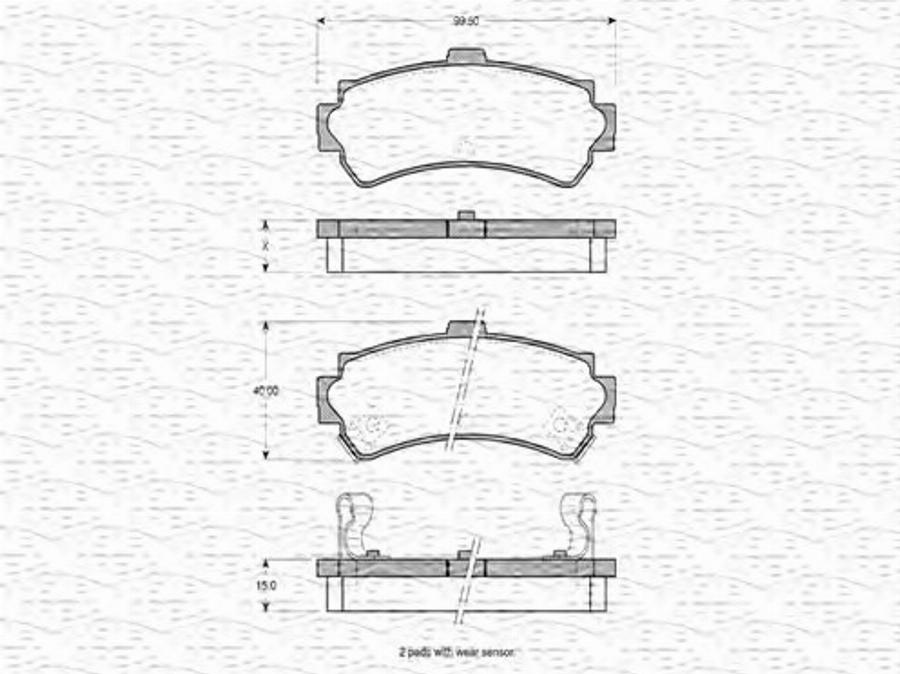 Magneti Marelli 363702160767 - Jarrupala, levyjarru inparts.fi