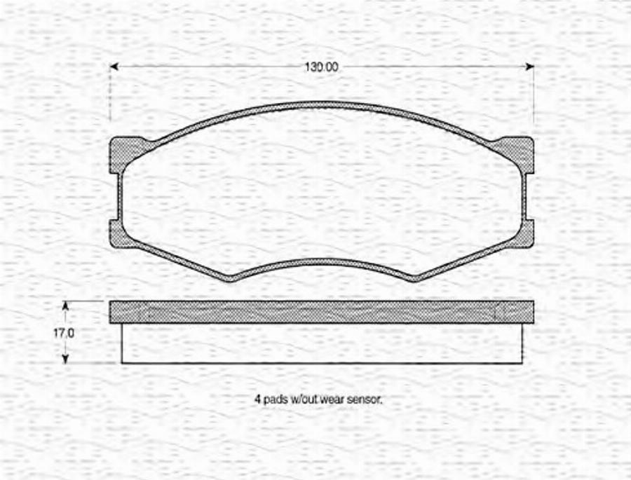 Magneti Marelli 363702160785 - Jarrupala, levyjarru inparts.fi