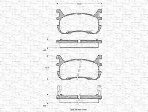 Magneti Marelli 363702160773 - Jarrupala, levyjarru inparts.fi