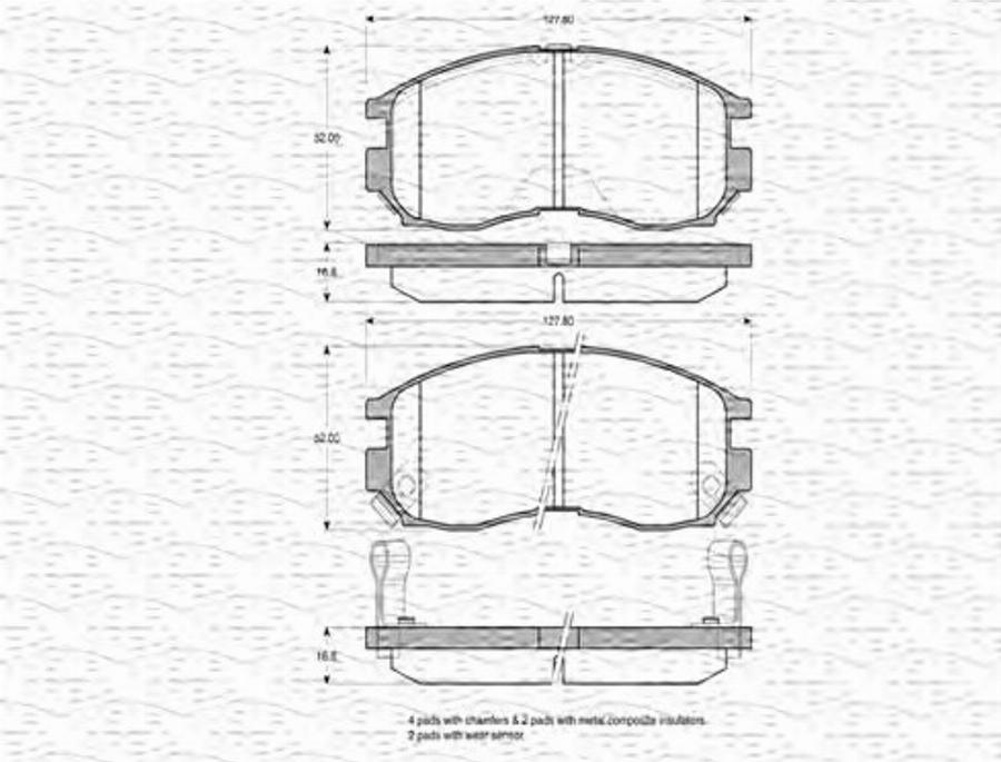 Magneti Marelli 363702160777 - Jarrupala, levyjarru inparts.fi