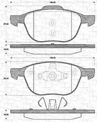 Magneti Marelli 363702161410 - Jarrupala, levyjarru inparts.fi