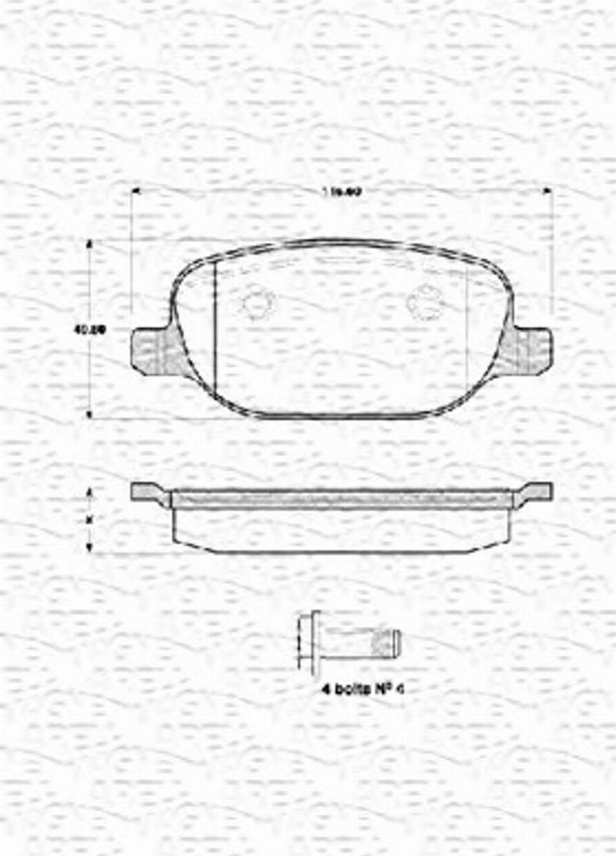 Magneti Marelli 363702161434 - Jarrupala, levyjarru inparts.fi