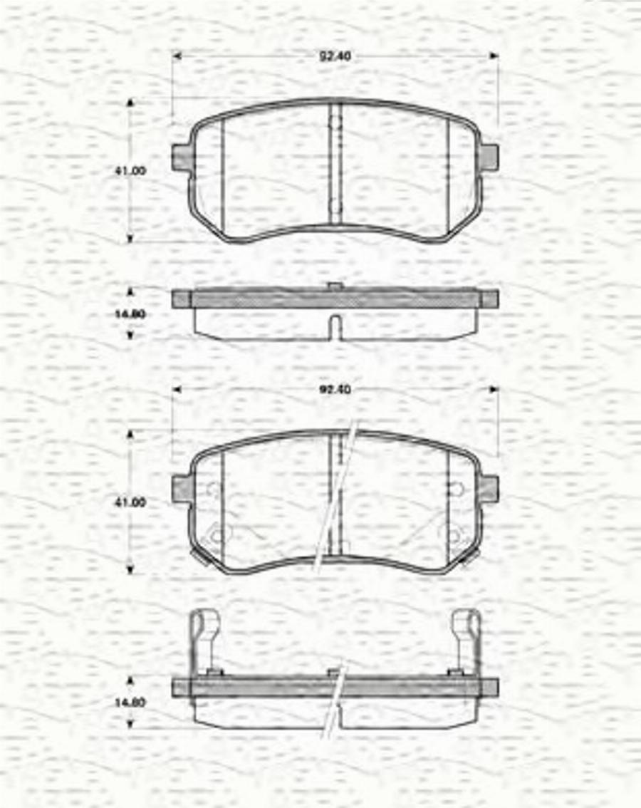 Magneti Marelli 363702161431 - Jarrupala, levyjarru inparts.fi