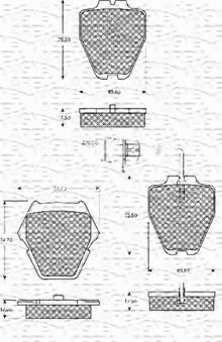 Magneti Marelli 363702161093 - Jarrupala, levyjarru inparts.fi