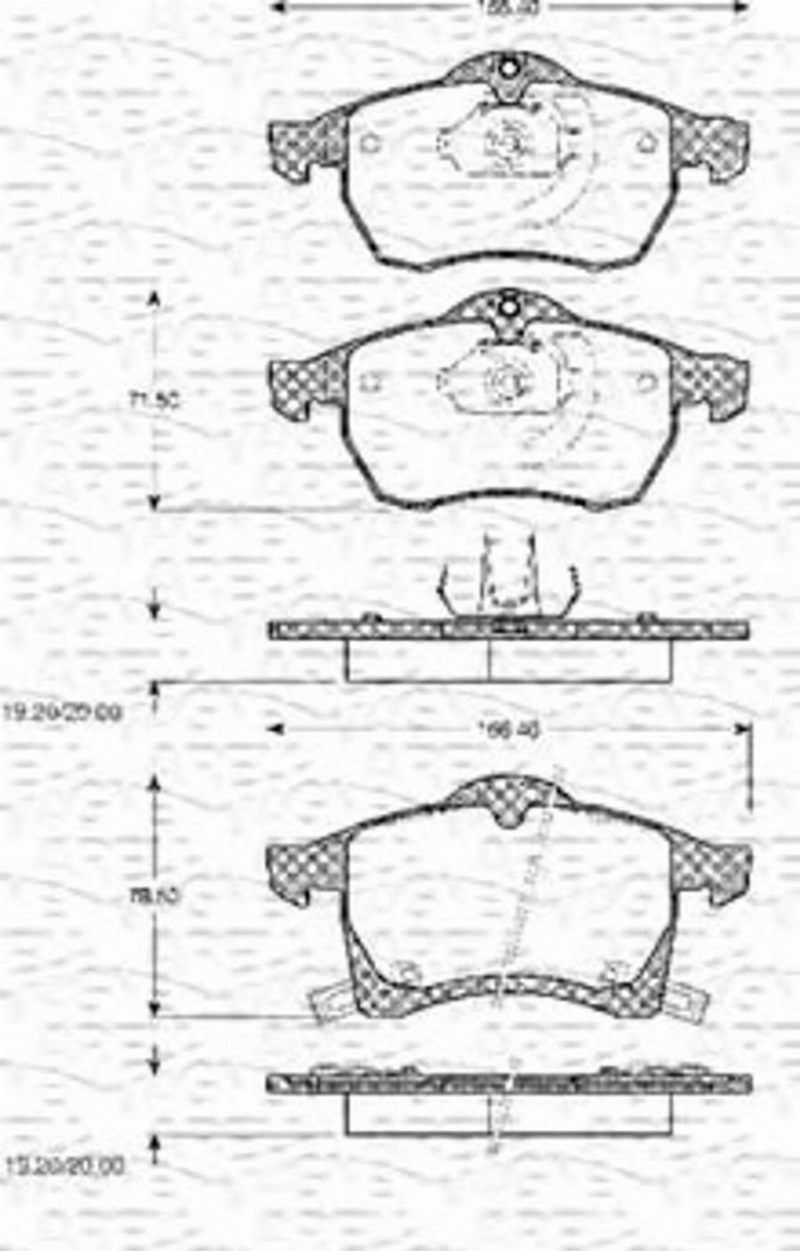 Magneti Marelli 363702161046 - Jarrupala, levyjarru inparts.fi