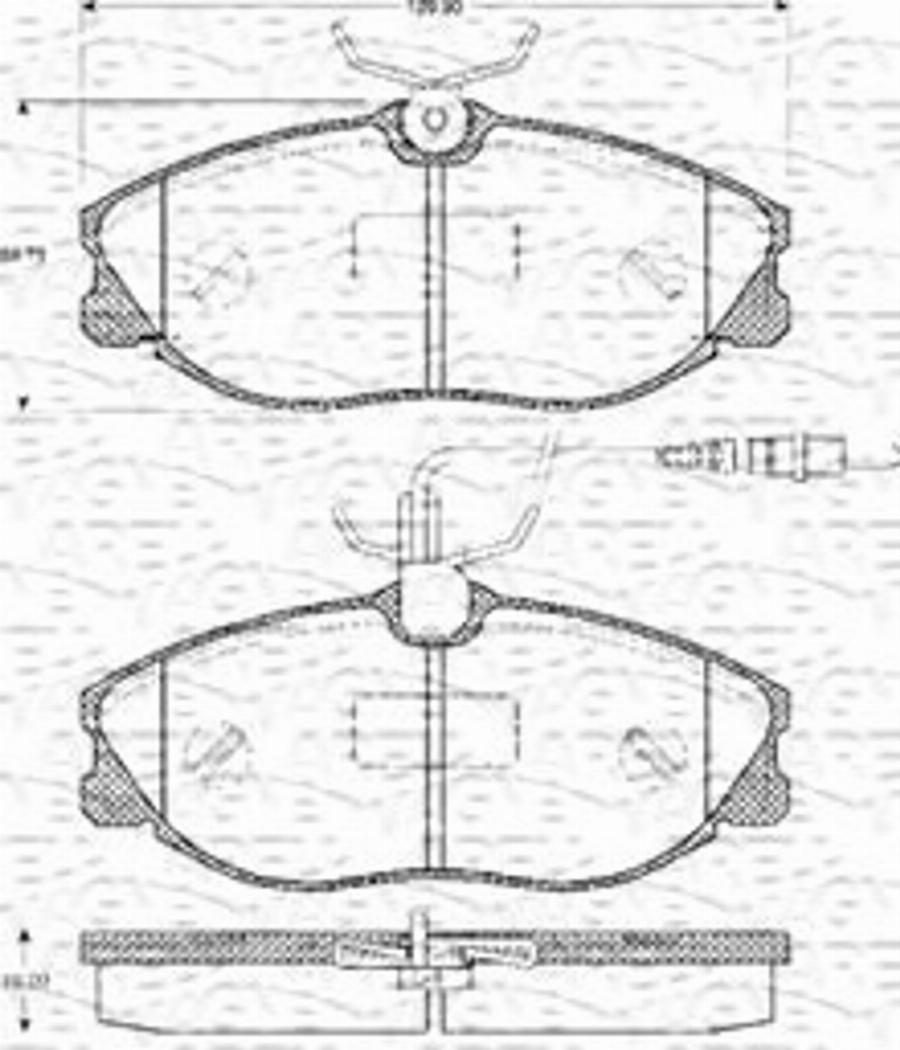 Magneti Marelli 363702161067 - Jarrupala, levyjarru inparts.fi