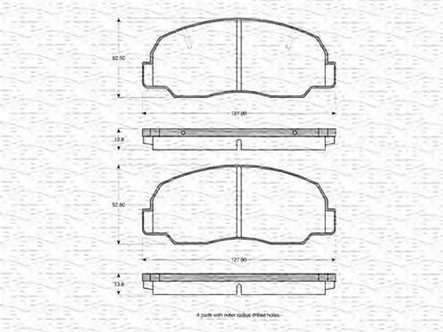 Magneti Marelli 363702161003 - Jarrupala, levyjarru inparts.fi