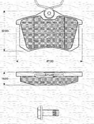 Magneti Marelli 363702161089 - Jarrupala, levyjarru inparts.fi