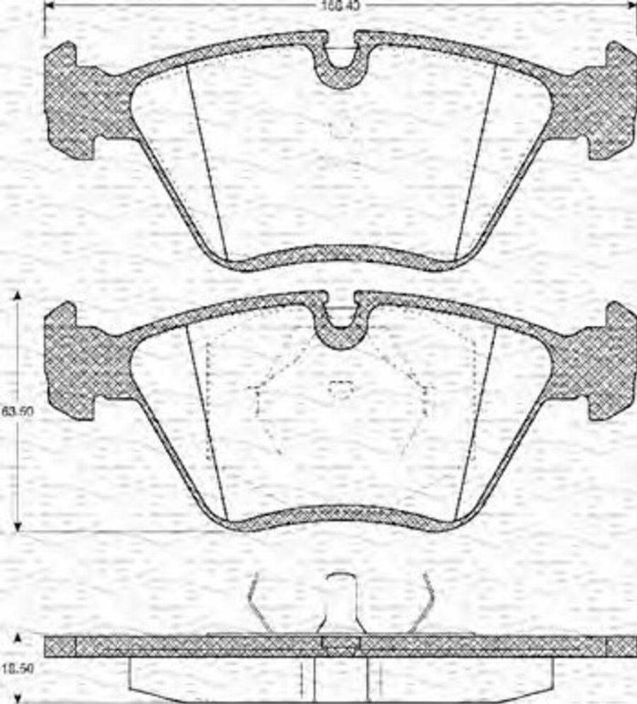 Magneti Marelli 363702161087 - Jarrupala, levyjarru inparts.fi