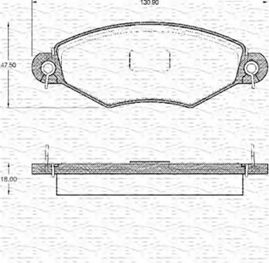 Magneti Marelli 363702161039 - Jarrupala, levyjarru inparts.fi