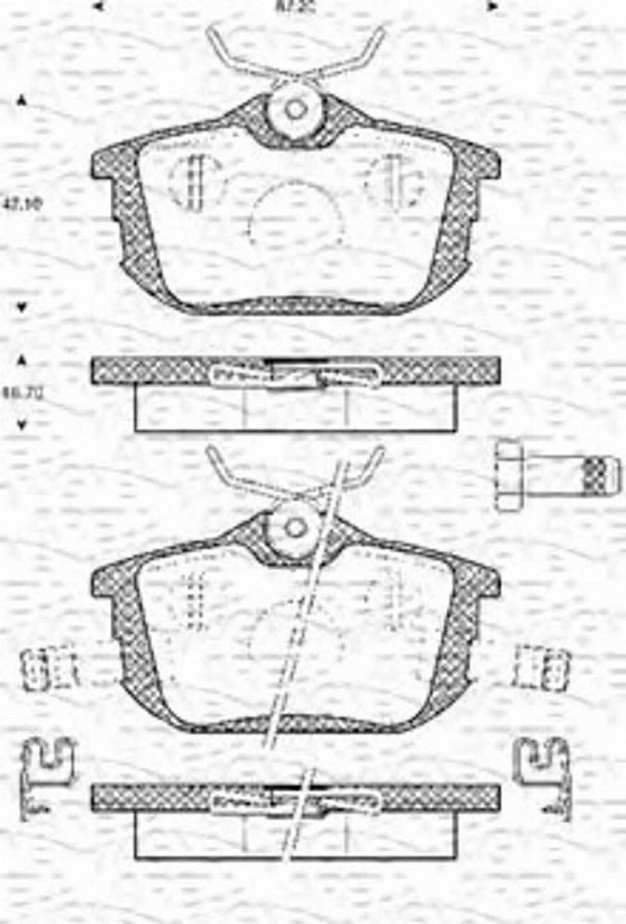 Magneti Marelli 363702161037 - Jarrupala, levyjarru inparts.fi