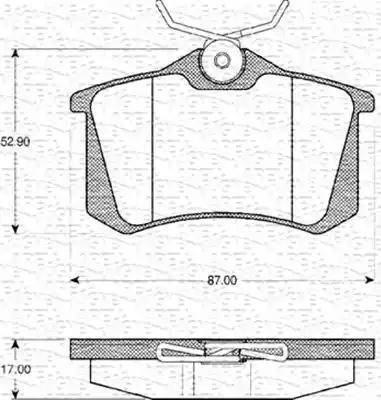 Magneti Marelli 363702161079 - Jarrupala, levyjarru inparts.fi