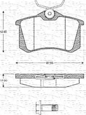 Magneti Marelli 363702161074 - Jarrupala, levyjarru inparts.fi