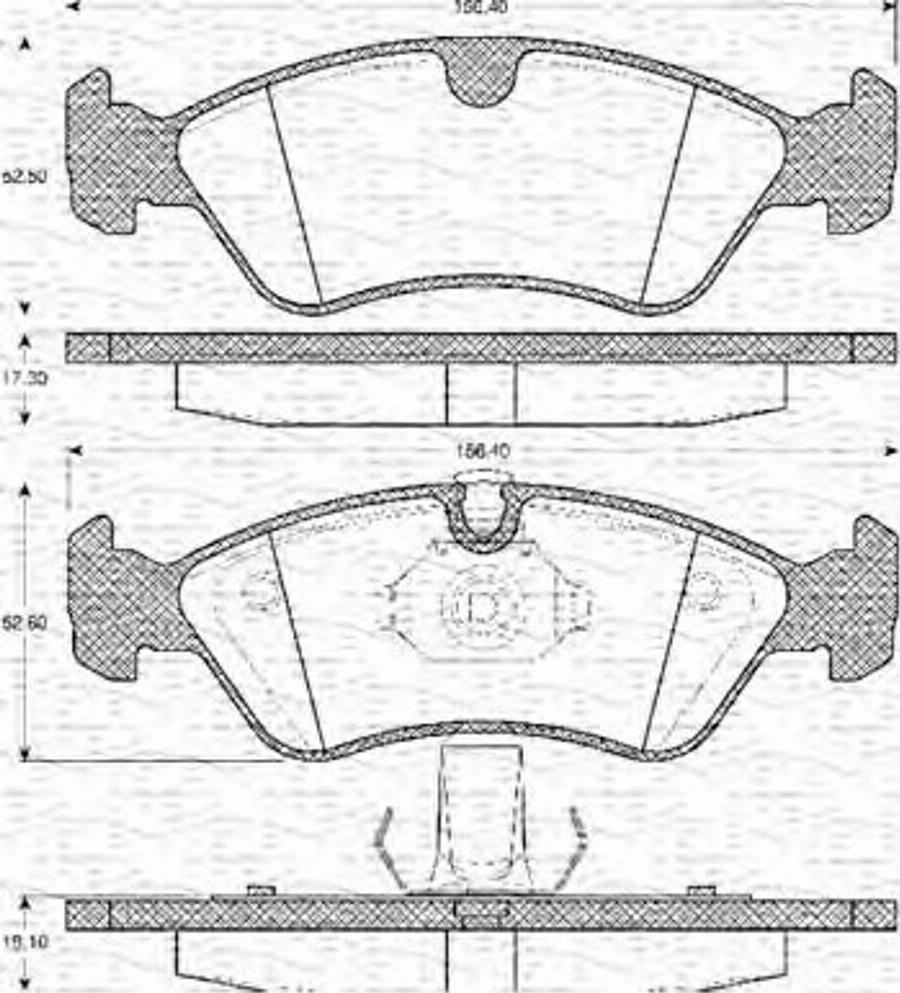 Magneti Marelli 363702161070 - Jarrupala, levyjarru inparts.fi