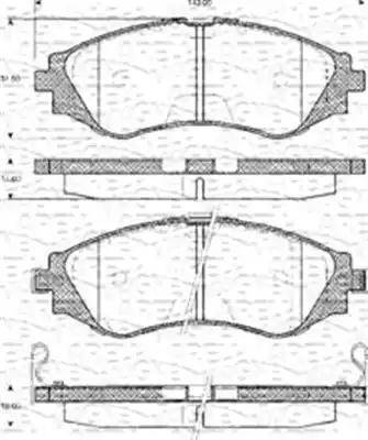 Magneti Marelli 363702161142 - Jarrupala, levyjarru inparts.fi