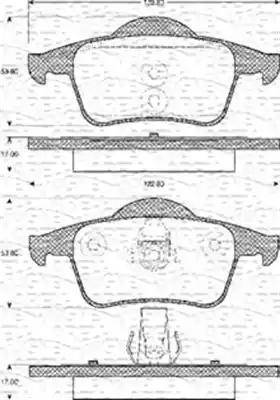 Magneti Marelli 363702161109 - Jarrupala, levyjarru inparts.fi