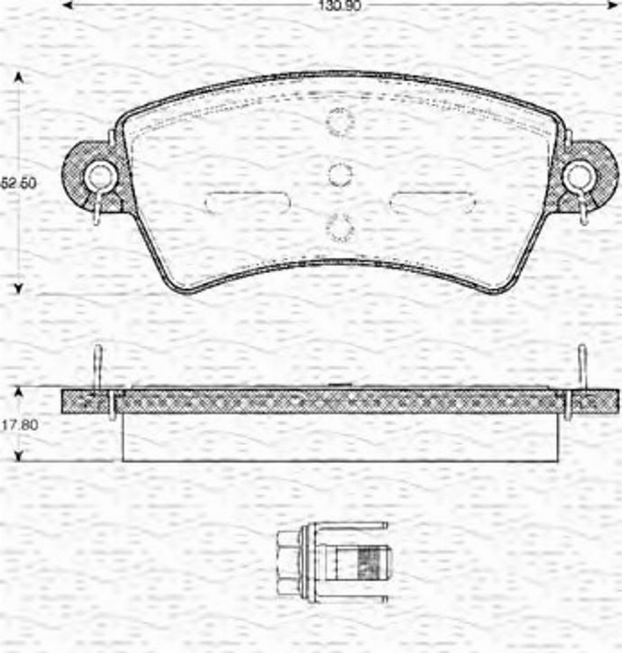 Magneti Marelli 363702161105 - Jarrupala, levyjarru inparts.fi