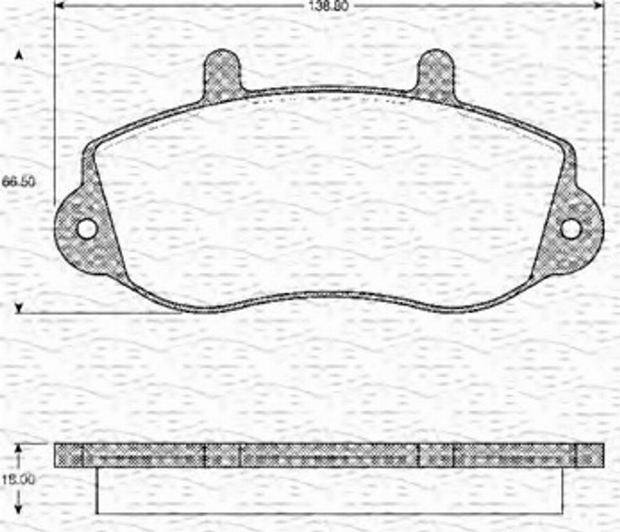 Magneti Marelli 363702161101 - Jarrupala, levyjarru inparts.fi