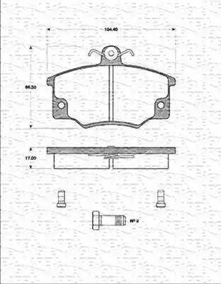 Magneti Marelli 363702161184 - Jarrupala, levyjarru inparts.fi