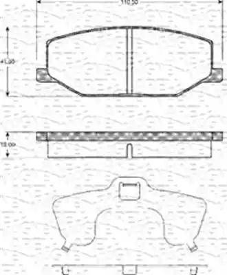 Magneti Marelli 363702161139 - Jarrupala, levyjarru inparts.fi