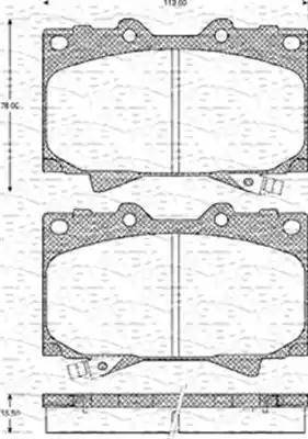 Magneti Marelli 363702161135 - Jarrupala, levyjarru inparts.fi