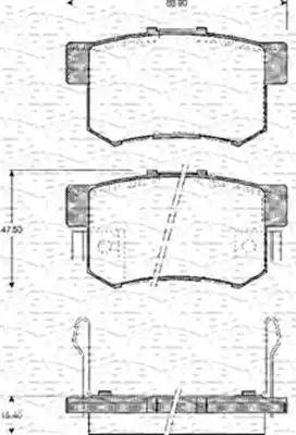 Magneti Marelli 363702161121 - Jarrupala, levyjarru inparts.fi