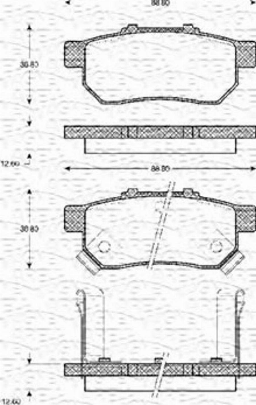 Magneti Marelli 363702161123 - Jarrupala, levyjarru inparts.fi