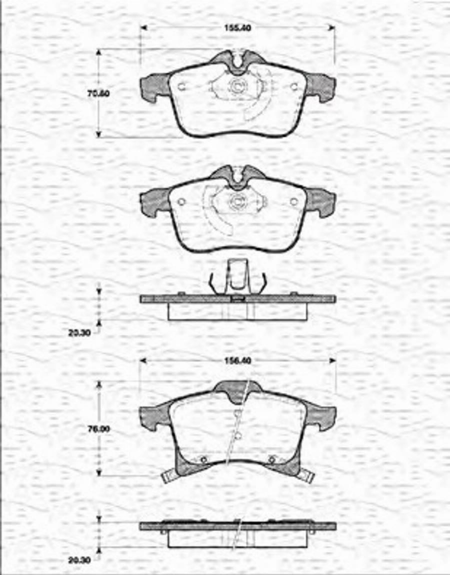 Magneti Marelli 363702161172 - Jarrupala, levyjarru inparts.fi