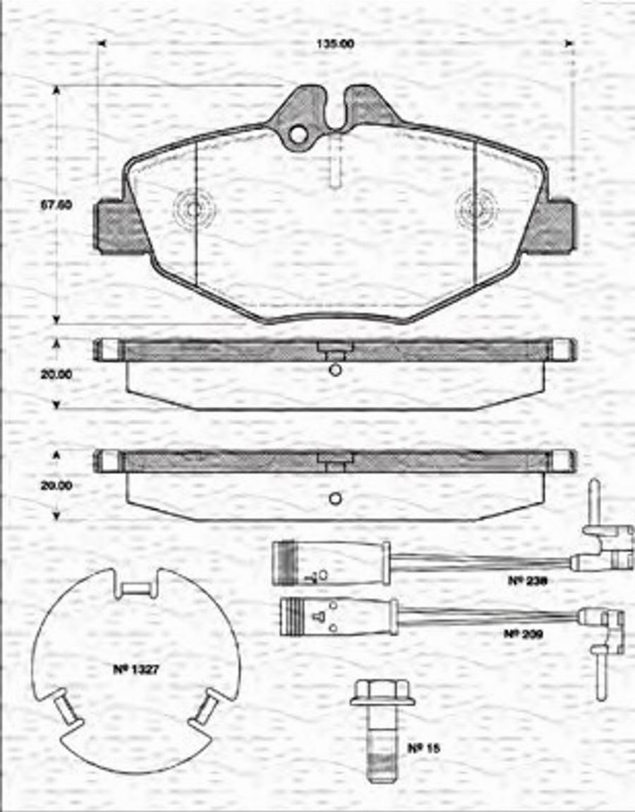 Magneti Marelli 363702161299 - Jarrupala, levyjarru inparts.fi