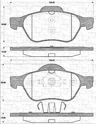 Magneti Marelli 363702161242 - Jarrupala, levyjarru inparts.fi