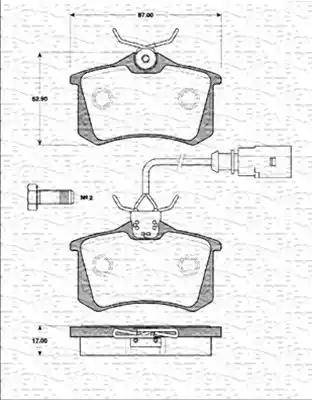 Magneti Marelli 363702161259 - Jarrupala, levyjarru inparts.fi