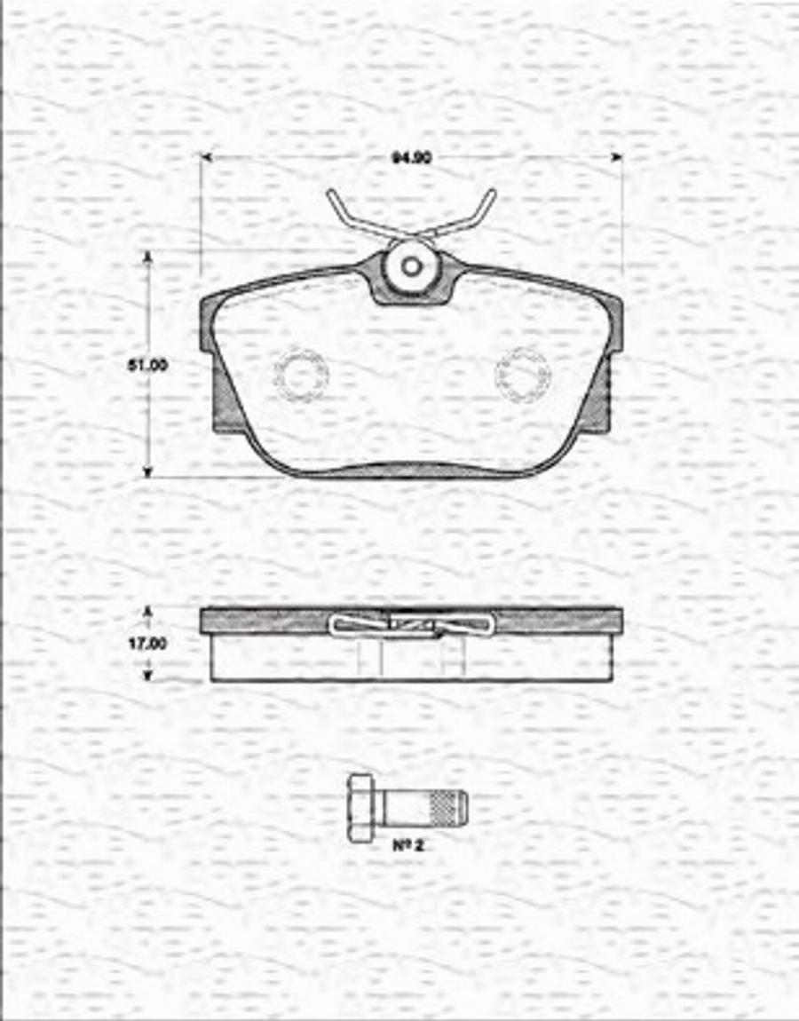 Magneti Marelli 363702161266 - Jarrupala, levyjarru inparts.fi