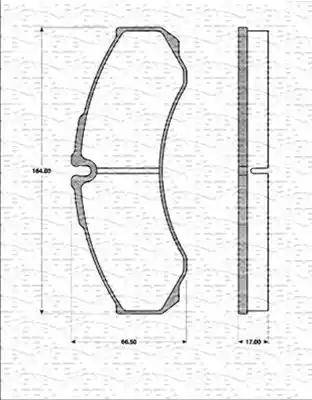 Magneti Marelli 363702161206 - Jarrupala, levyjarru inparts.fi