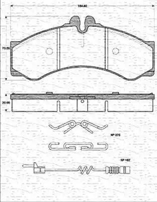 Magneti Marelli 363702161200 - Jarrupala, levyjarru inparts.fi