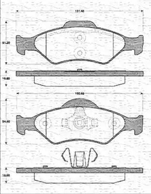 Magneti Marelli 363702161214 - Jarrupala, levyjarru inparts.fi