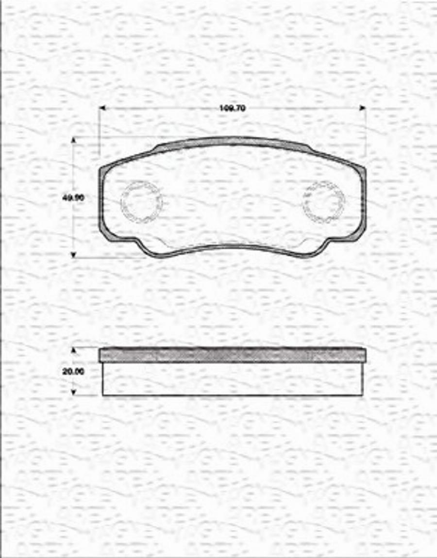 Magneti Marelli 363702161280 - Jarrupala, levyjarru inparts.fi