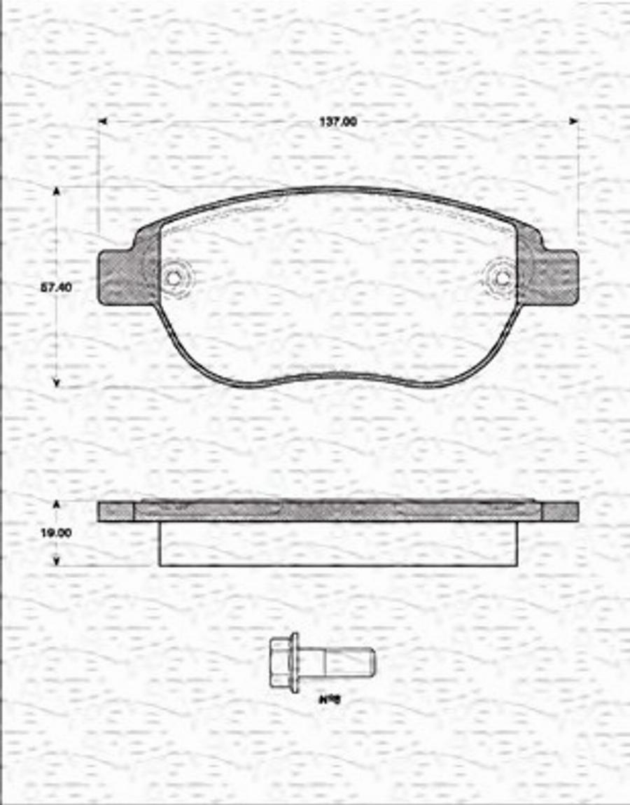 Magneti Marelli 363702161231 - Jarrupala, levyjarru inparts.fi