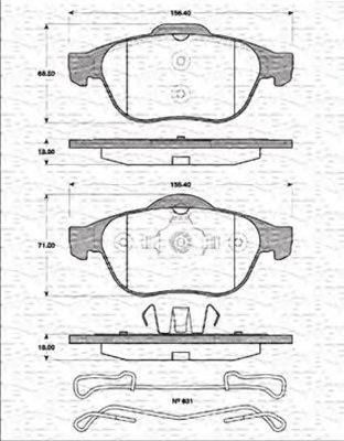 Magneti Marelli 363702161232 - Jarrupala, levyjarru inparts.fi