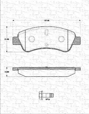 Magneti Marelli 363702161229 - Jarrupala, levyjarru inparts.fi