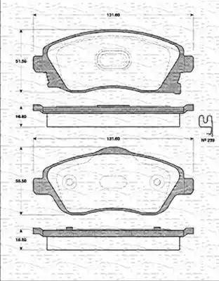 Magneti Marelli 363702161220 - Jarrupala, levyjarru inparts.fi