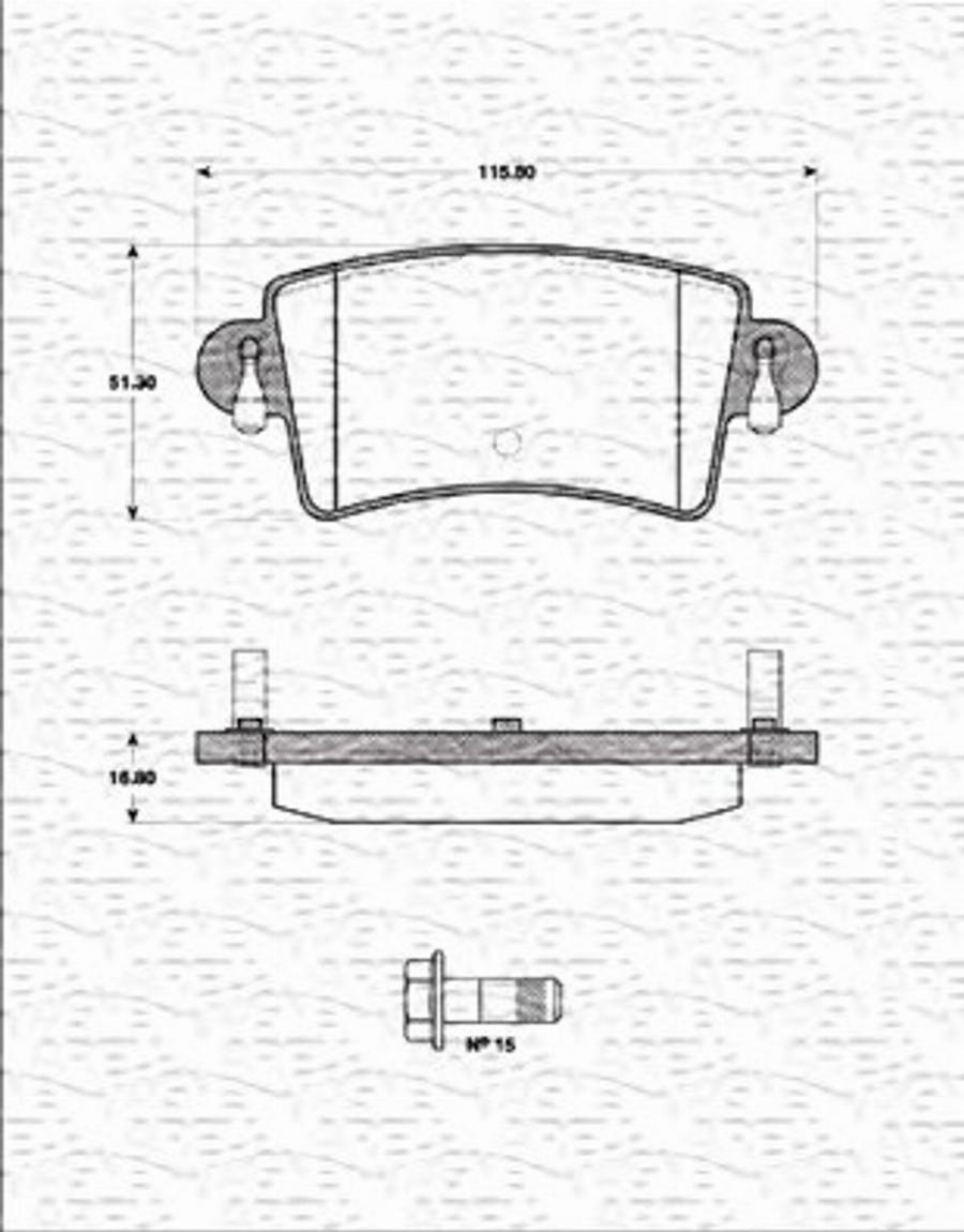 Magneti Marelli 363702161271 - Jarrupala, levyjarru inparts.fi