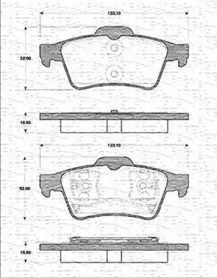 Magneti Marelli 363702161273 - Jarrupala, levyjarru inparts.fi