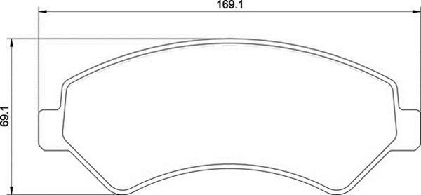 Magneti Marelli 363710201656 - Jarrupala, levyjarru inparts.fi