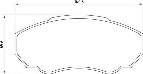 Magneti Marelli 363710201354 - Jarrupala, levyjarru inparts.fi