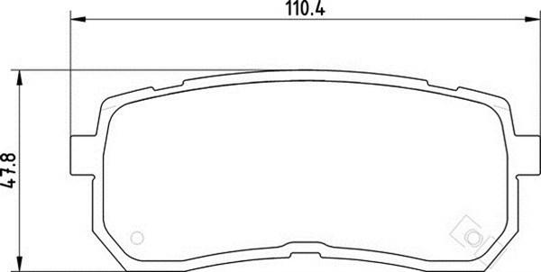 Magneti Marelli 363710201725 - Jarrupala, levyjarru inparts.fi