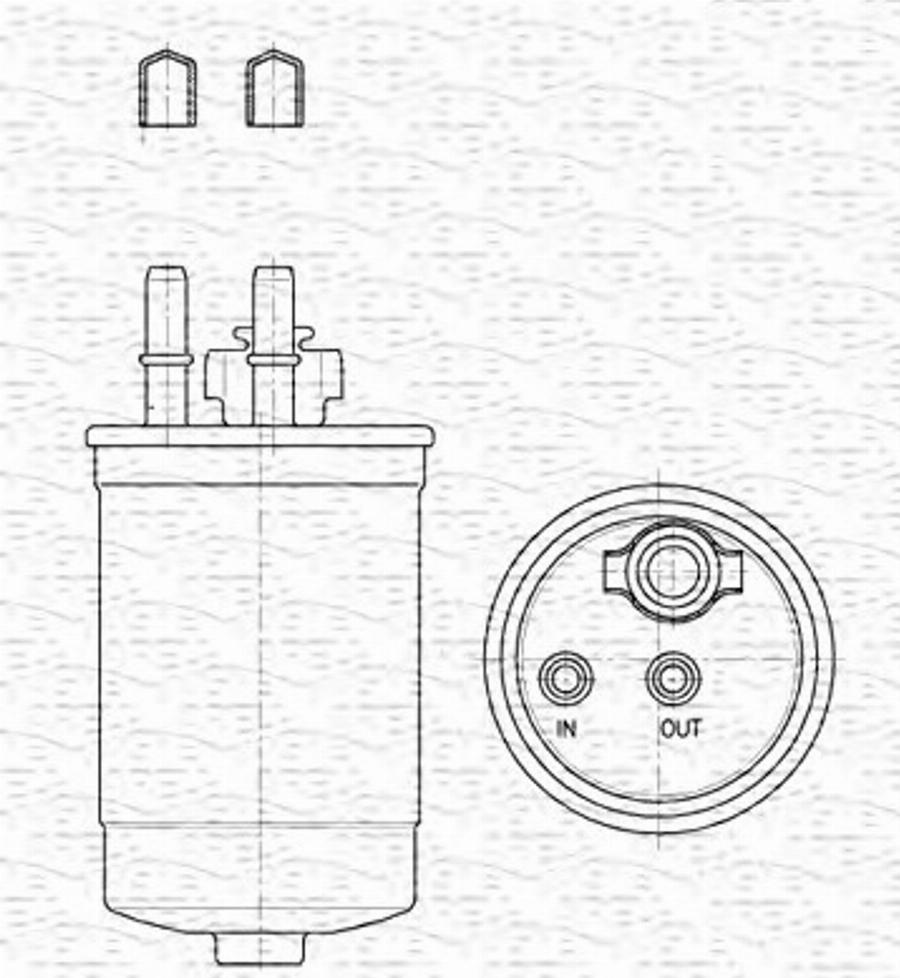 Magneti Marelli 213908552000 - Polttoainesuodatin inparts.fi