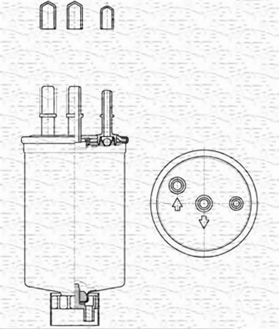 Magneti Marelli 213908566000 - Polttoainesuodatin inparts.fi